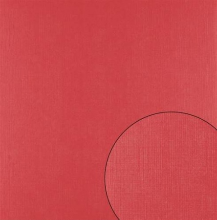 Linen Cardstock - Poppy