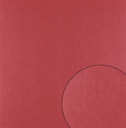 Linen Cardstock - Ruby