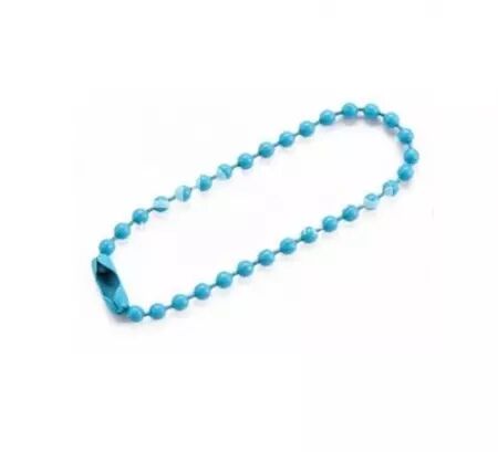 Lot de 5 chainettes - Cyan mat