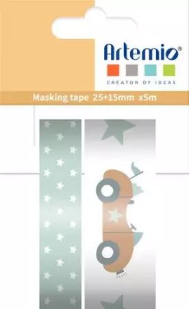 Masking tape - Comptines - Voitures