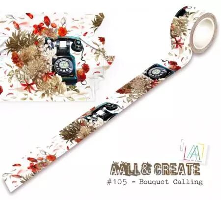 Masking tape #105 - Bouquet Calling