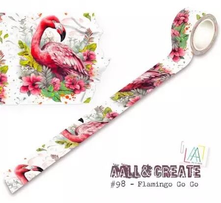 Masking tape #98 - Flamingo Go Go