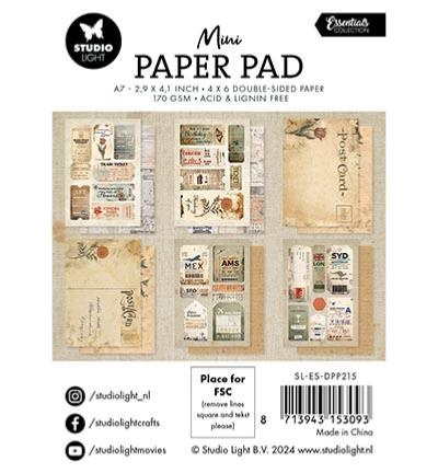 Mini paper pad - Vintage memories