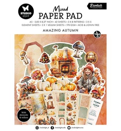 Mixed Paper Pad - Amazing Autumn