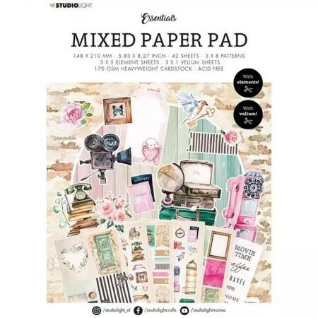 Mixed Paper Pad - Lovely Vintage