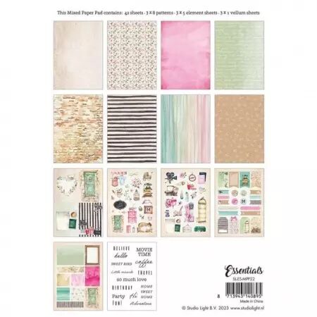 Mixed Paper Pad - Lovely Vintage