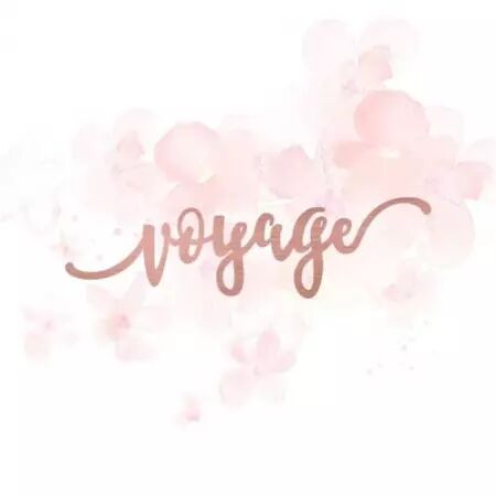 Mot acrylique Rose Gold - voyage