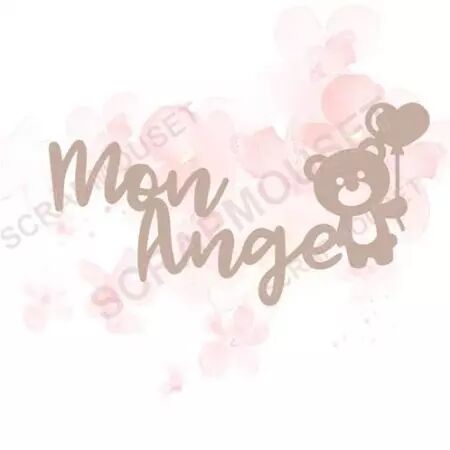 Mot en carton - Mon ange