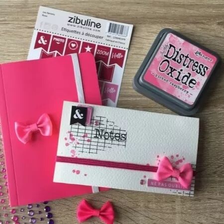 Mots à découper - Planner - Rose