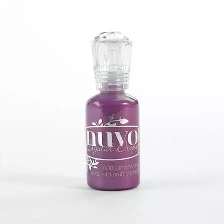 Nuvo Crystal Drops - violet galaxy