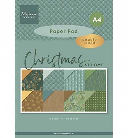 Pad de papiers A4 - Christmas at Home