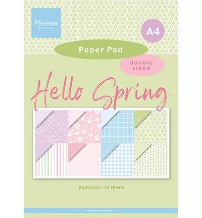 Pad de papiers A4 - Hello Spring