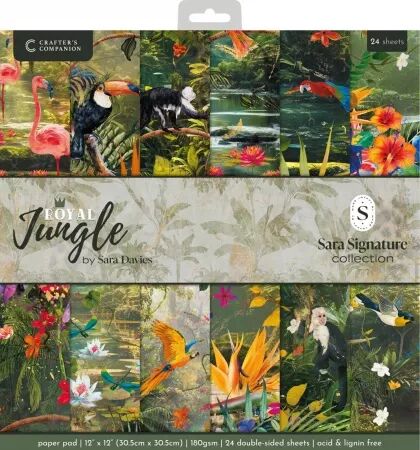 Pad papiers - 30x30 cm - Royal Jungle