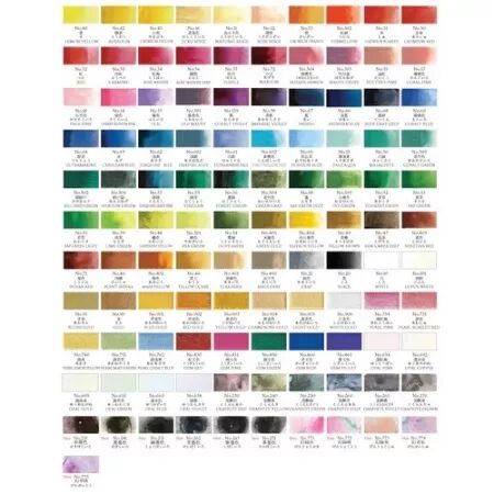 Palette aquarelle - Gansai Tambi - 100 couleurs