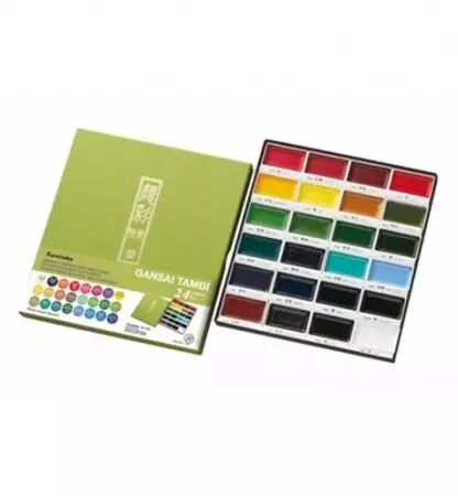 Palette aquarelle - Gansai Tambi - Set 24 couleurs