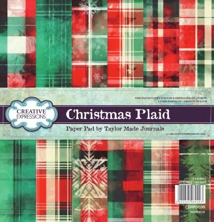 paper Pad - 20x20 - Christmas Plaid