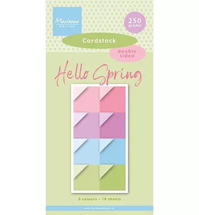 Paper Pad - Cardstock 15x30 unis - Hello Spring