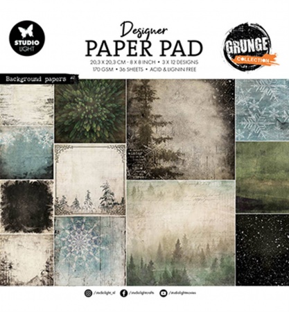 Paper pad - Grunge - Hello Winter