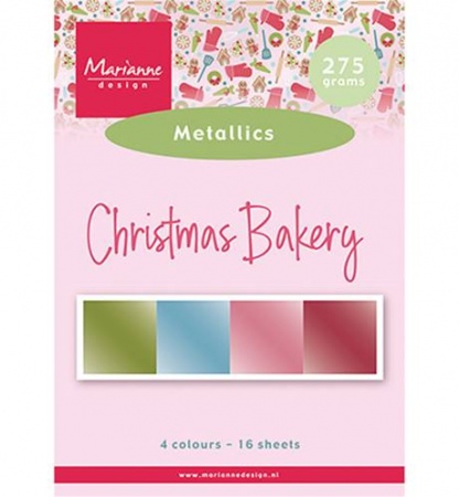 Paper Pad A5 - Christmas Bakery - Metallics