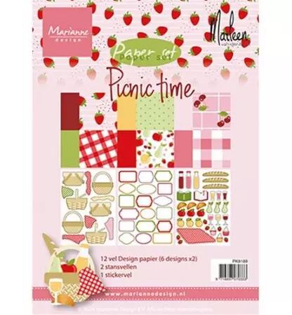 Paper set - Picnic time