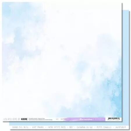 Papier - Back to Basics - Rainbow - Bleu