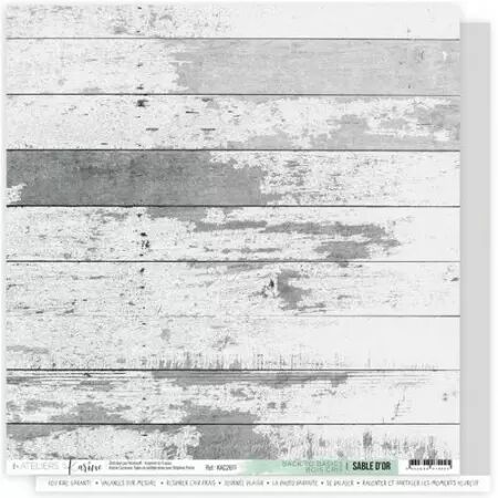 Papier - Back to Basics - Sable d\'or - Bois Gris