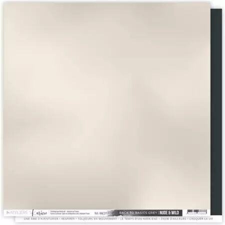 Papier - Back to Basics Nude and wild - Grey