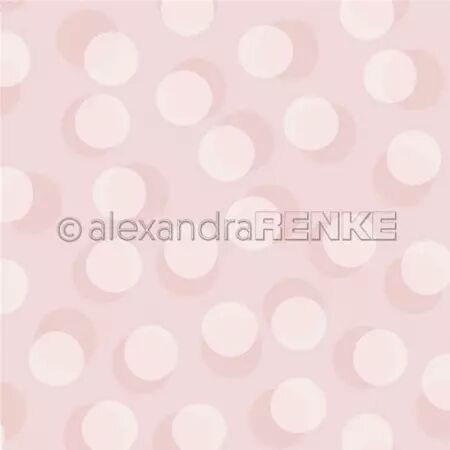 Papier - Bokeh circles - Rosa