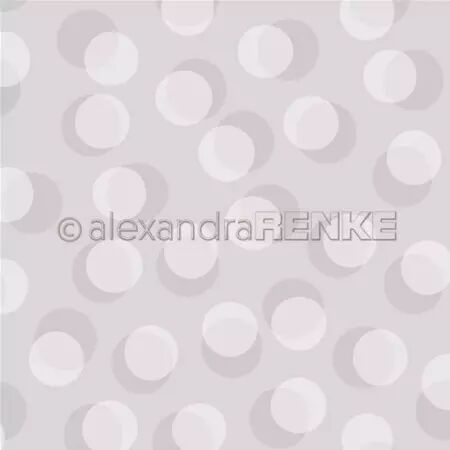 Papier - Bokeh circles - Stone grey