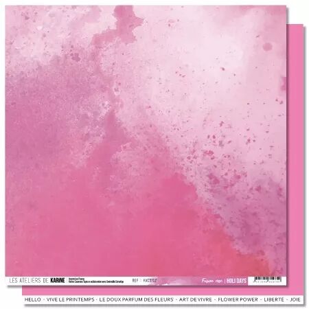 Papier - Holi Days - Fusion rose