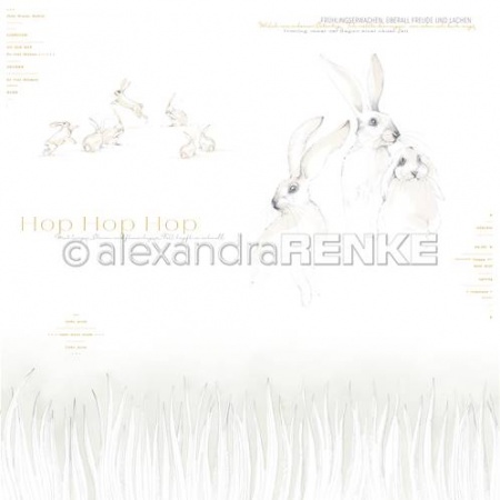 Papier - rabbit meadow Hop Hop Hop