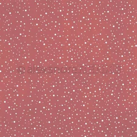 Papier - Snow flurry coral pink