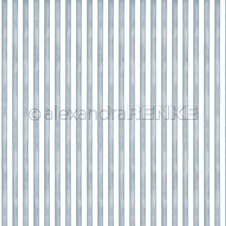 Papier - Watercolor stripes - Seal dark