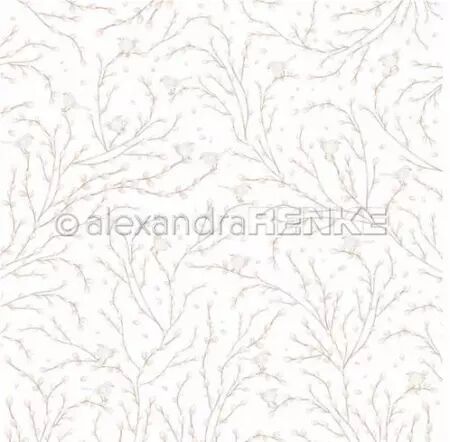 Papier - Willow catkin background