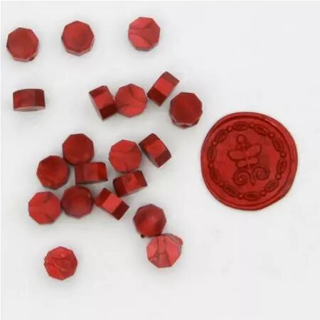 Pastilles de cire - Rouge feu