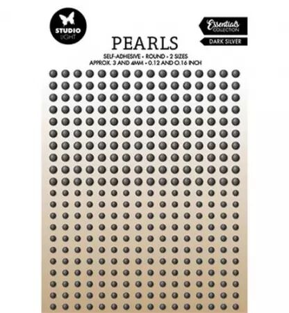 Pearls - Dark silver - 2 tailles