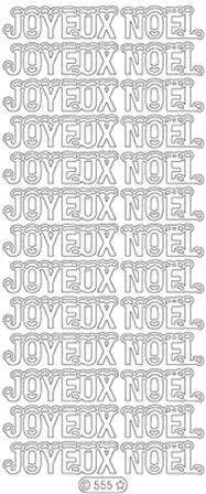 Peel off-Joyeux Noël - Argent