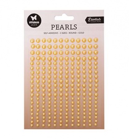 Perles - or clair - 3 tailles