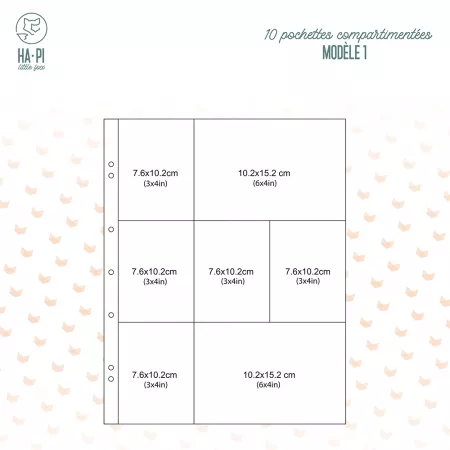 Pochettes compartimentées - Bande Originale Face A - Modèle 1