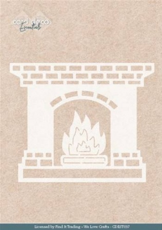 Pochoir - Fireplace