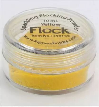 Poudre Flock paillettes - 10 ml - Jaune