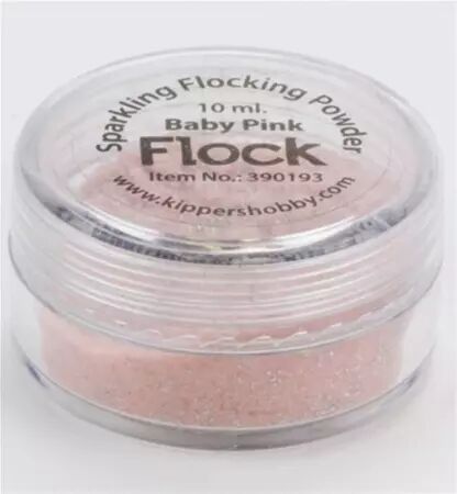 Poudre Flock paillettes - 10 ml - Rose bébé