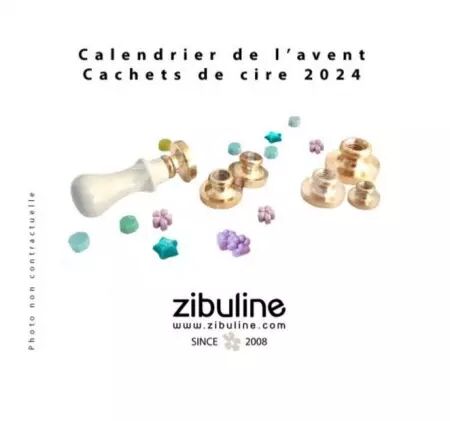 PRECOMMANDE - Calendrier de l\'Avent cachets de cire - Zibuline