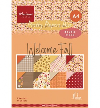 Pretty papers bloc - A4 - Welcome Fall