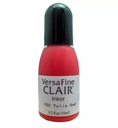 Re inker Versafine Clair - Rouge tulipe