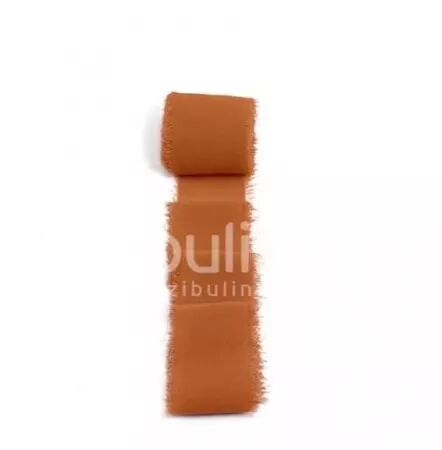 Ruban mousseline de soie - Rouille