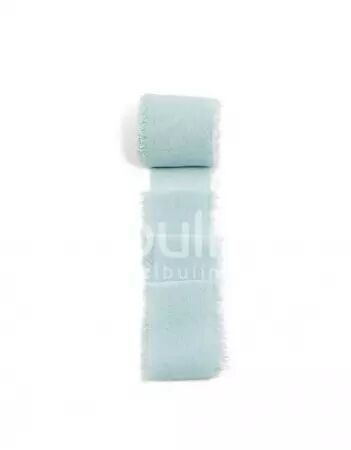 Ruban mousseline de soie - Turquoise