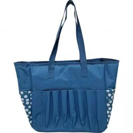 Sac de rangement - pois bleus