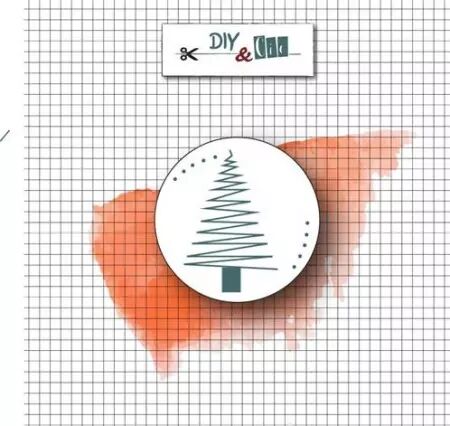 Sceau - Sapin graphique