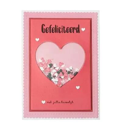 Shaker Blisters - Heart shape - 6,5 cm